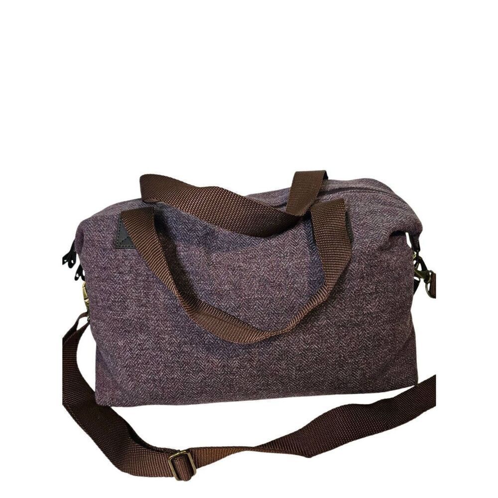 Tweedmill lavender tweed weekender bag. NWT. - Picture 3 of 5